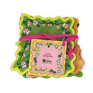SUSAN ALEXANDRA Embroidered Spritz Napkins Set - 4 ct